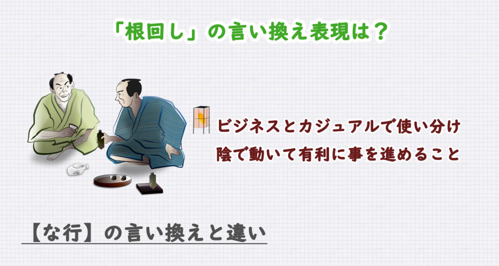 「根回し」の言い換え表現は？ビジネス・カジュアル別に解説！