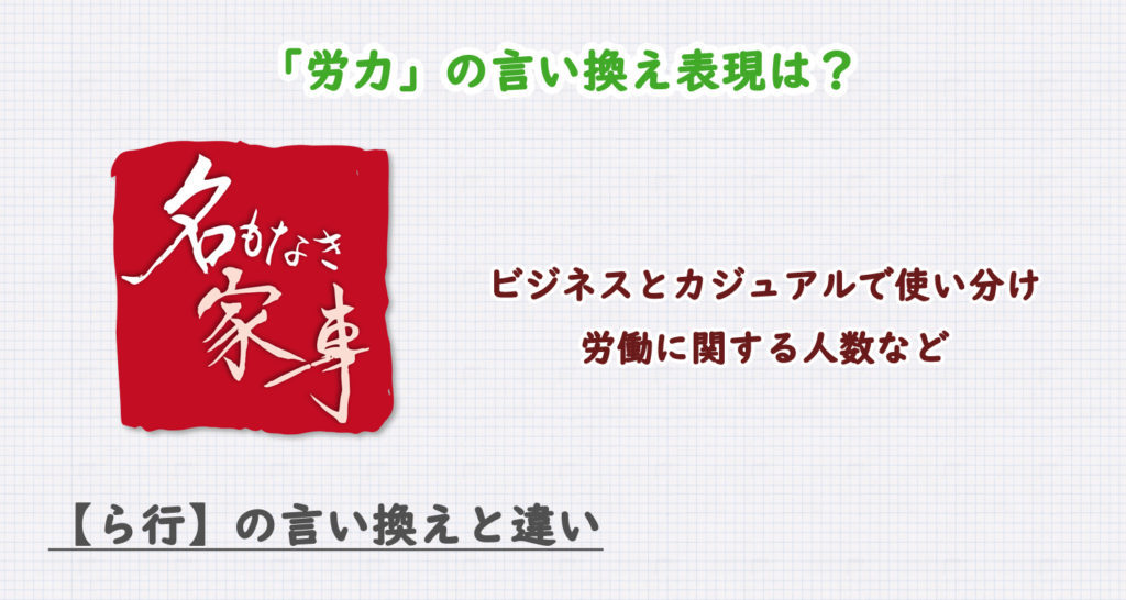「労力」の言い換え表現は？ビジネス・カジュアル別に解説！