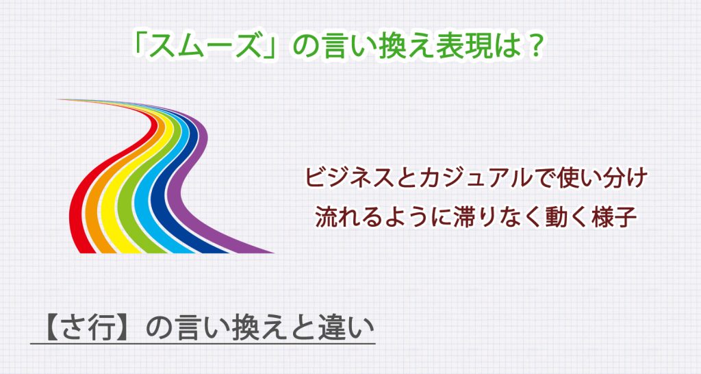 「スムーズ」の言い換え表現は？ビジネス・カジュアル別に解説！