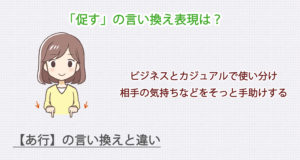「促す」の言い換え表現は？ビジネス・カジュアル別に解説！
