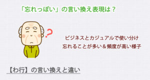 忘れっぽいの言い換え表現は？ビジネス・カジュアル別に解説！