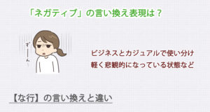 ネガティブの言い換え表現は？ビジネス・カジュアル別に解説！