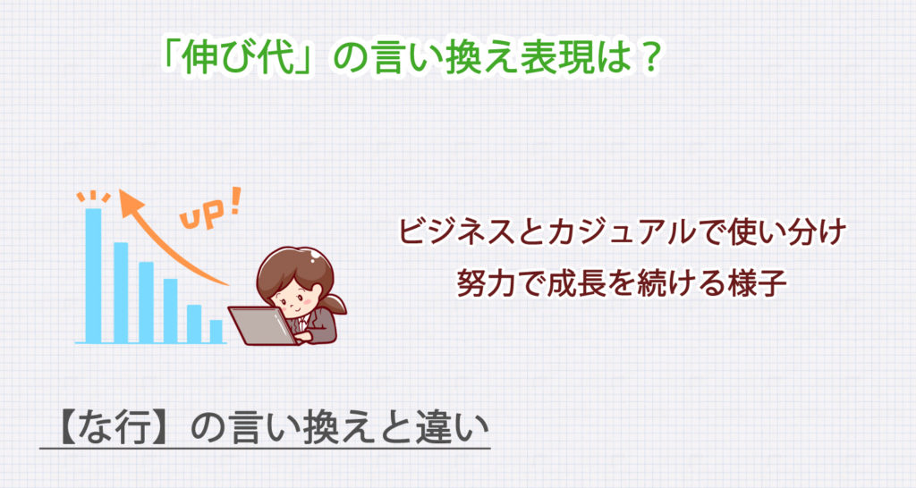 「伸び代」の言い換え表現は？ビジネス・カジュアル別に解説！